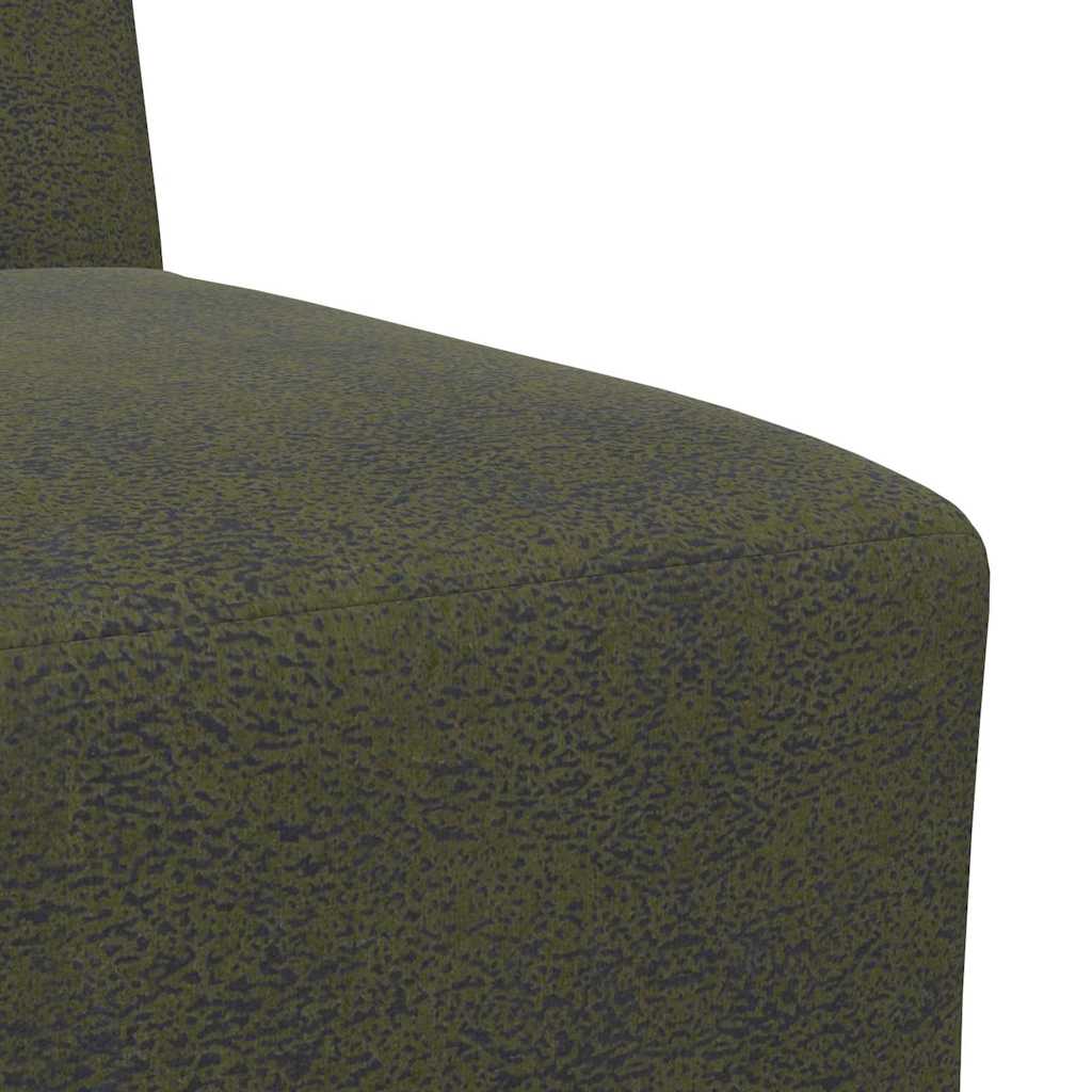 Modular Sofa Unit Armless Army Green 55 x 74 x 82 cm